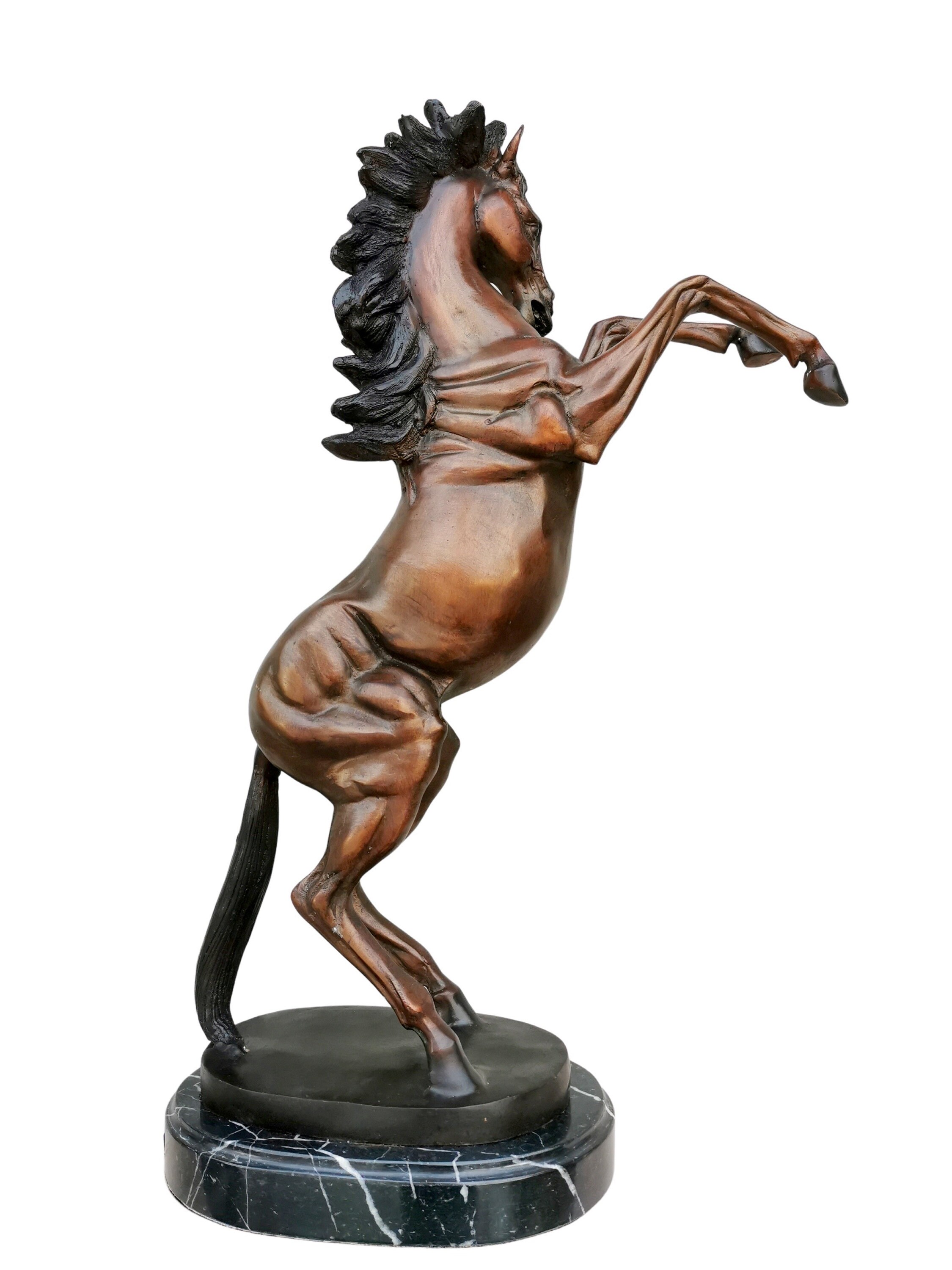 Large rearing horse Large bronze horse statue