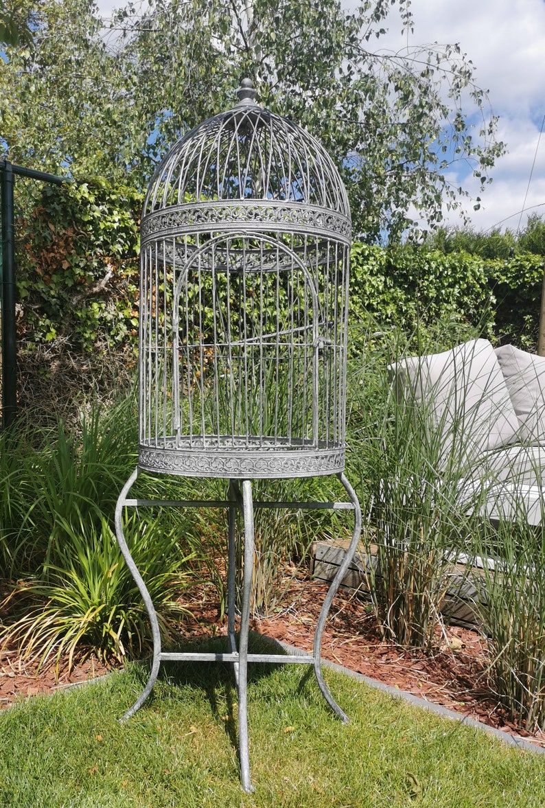 Very Large Decorative Bird Cage Iron Outdoor Bird Etsy