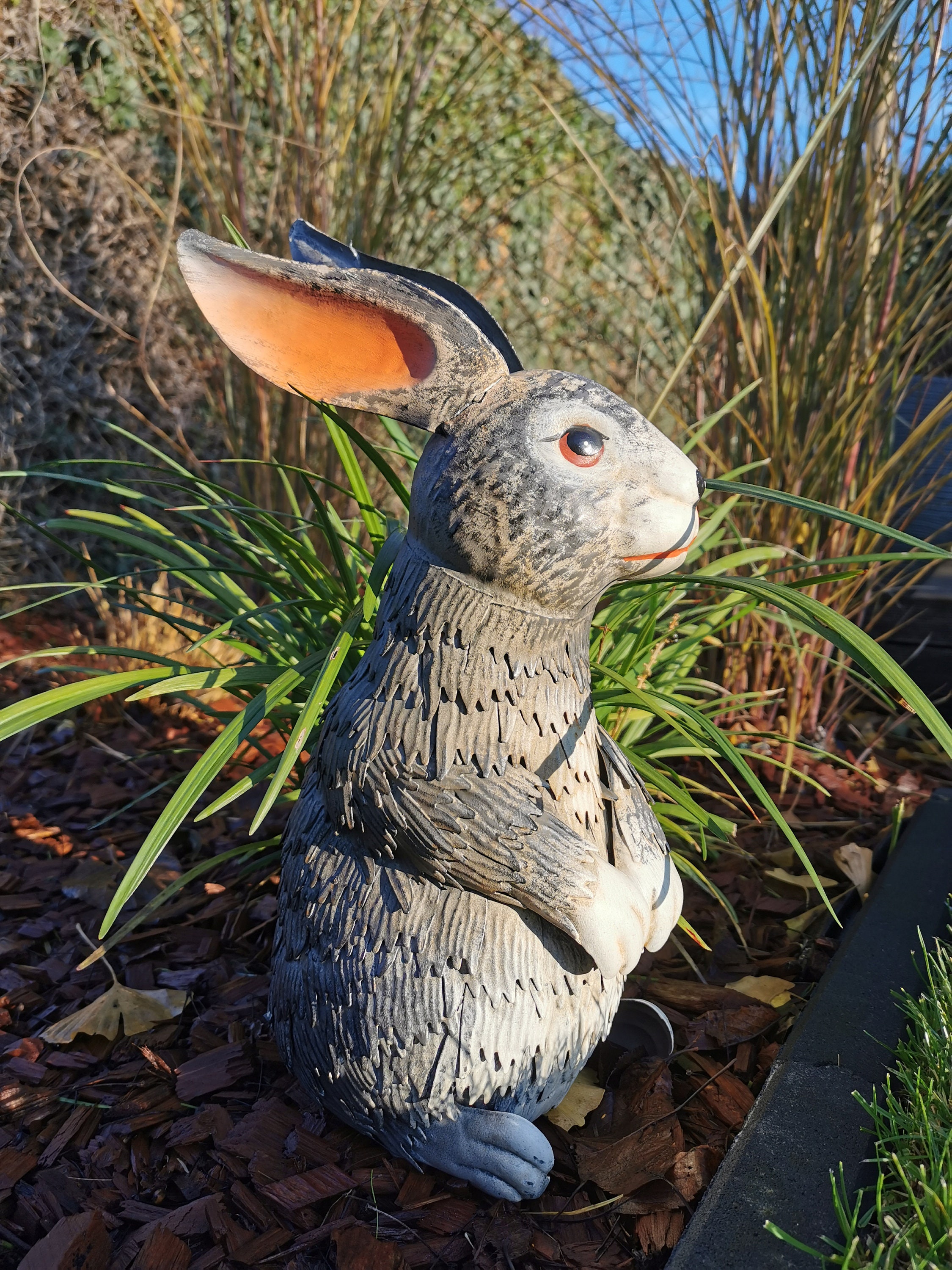 Cute metal rabbit ( Garden Sculpture) Bunny