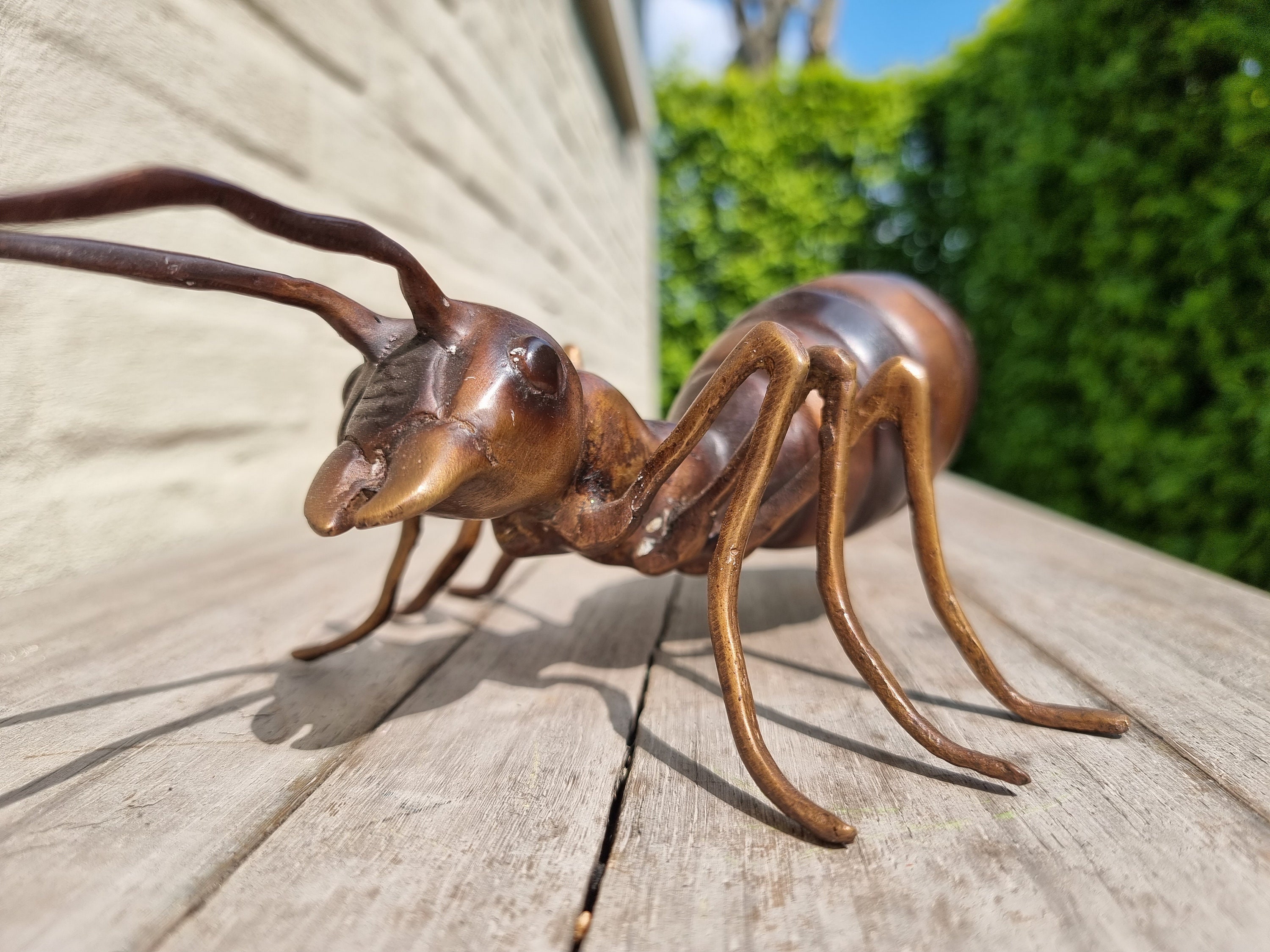 Bronze Ant Giant Ant Lifelike Big Ant Bronze Insect 