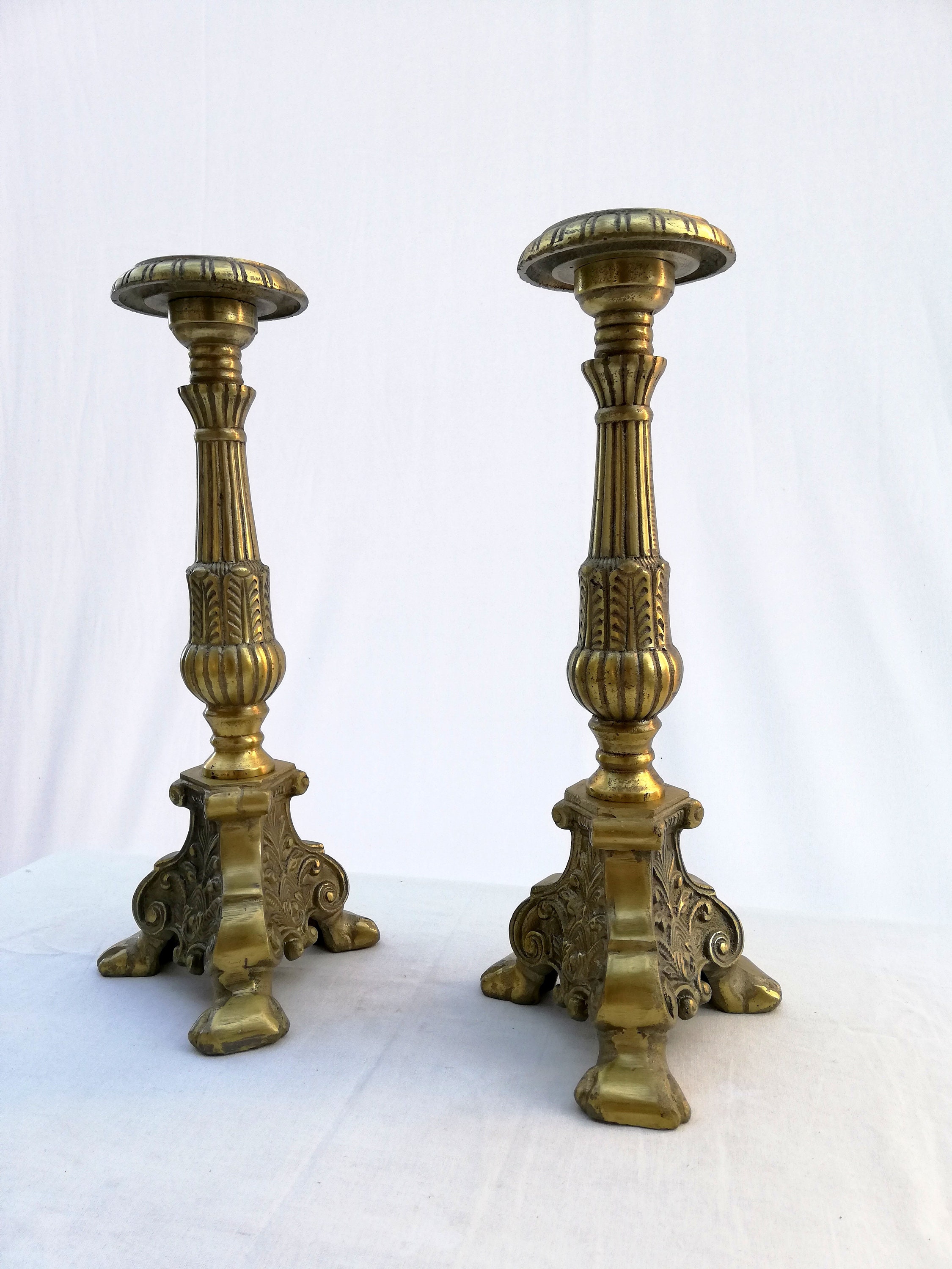 Amazing xl brass candlesticks