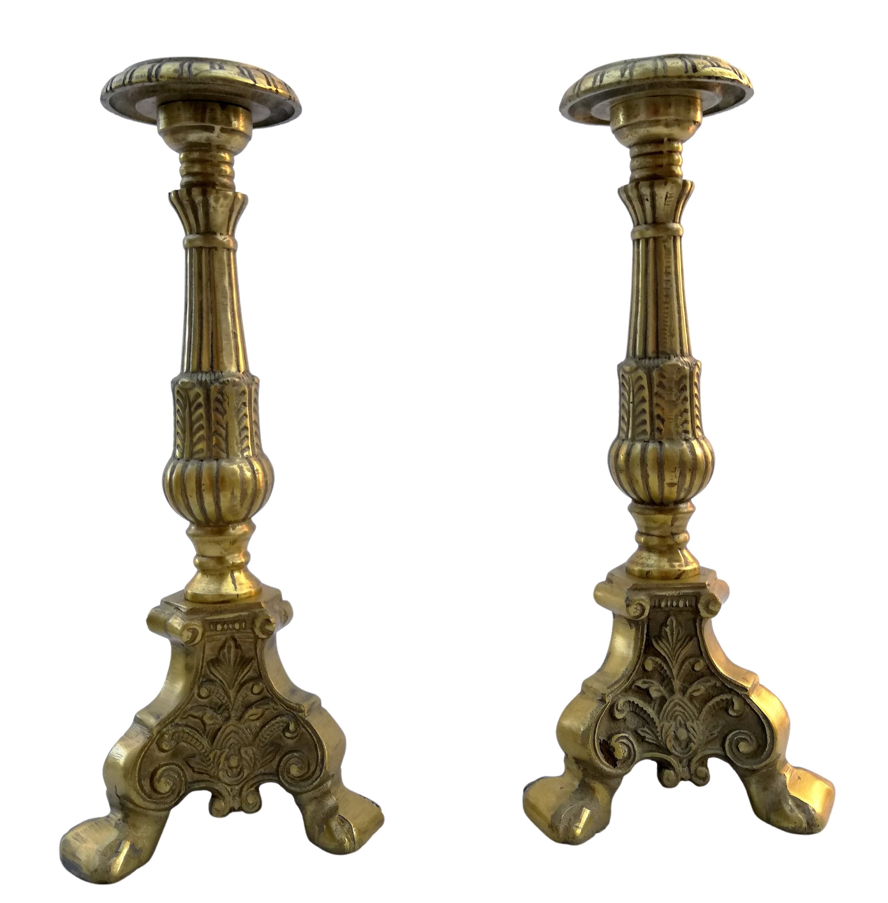 Amazing xl brass candlesticks