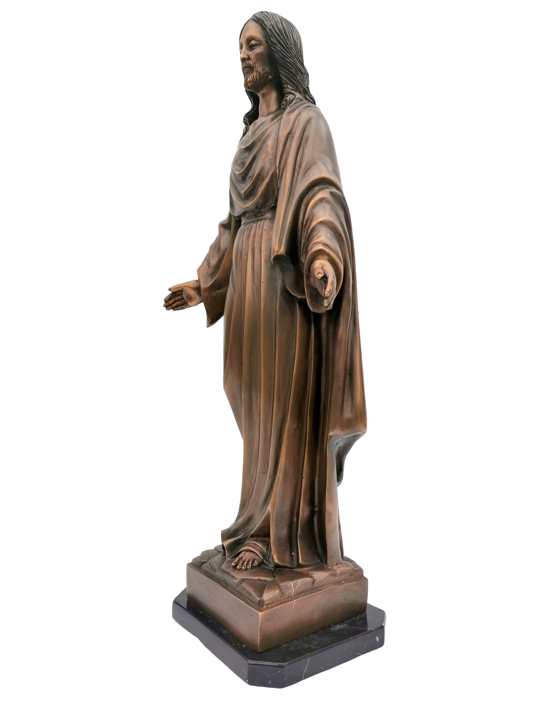 Large bronze sculpture of Jesus our lord Messiah