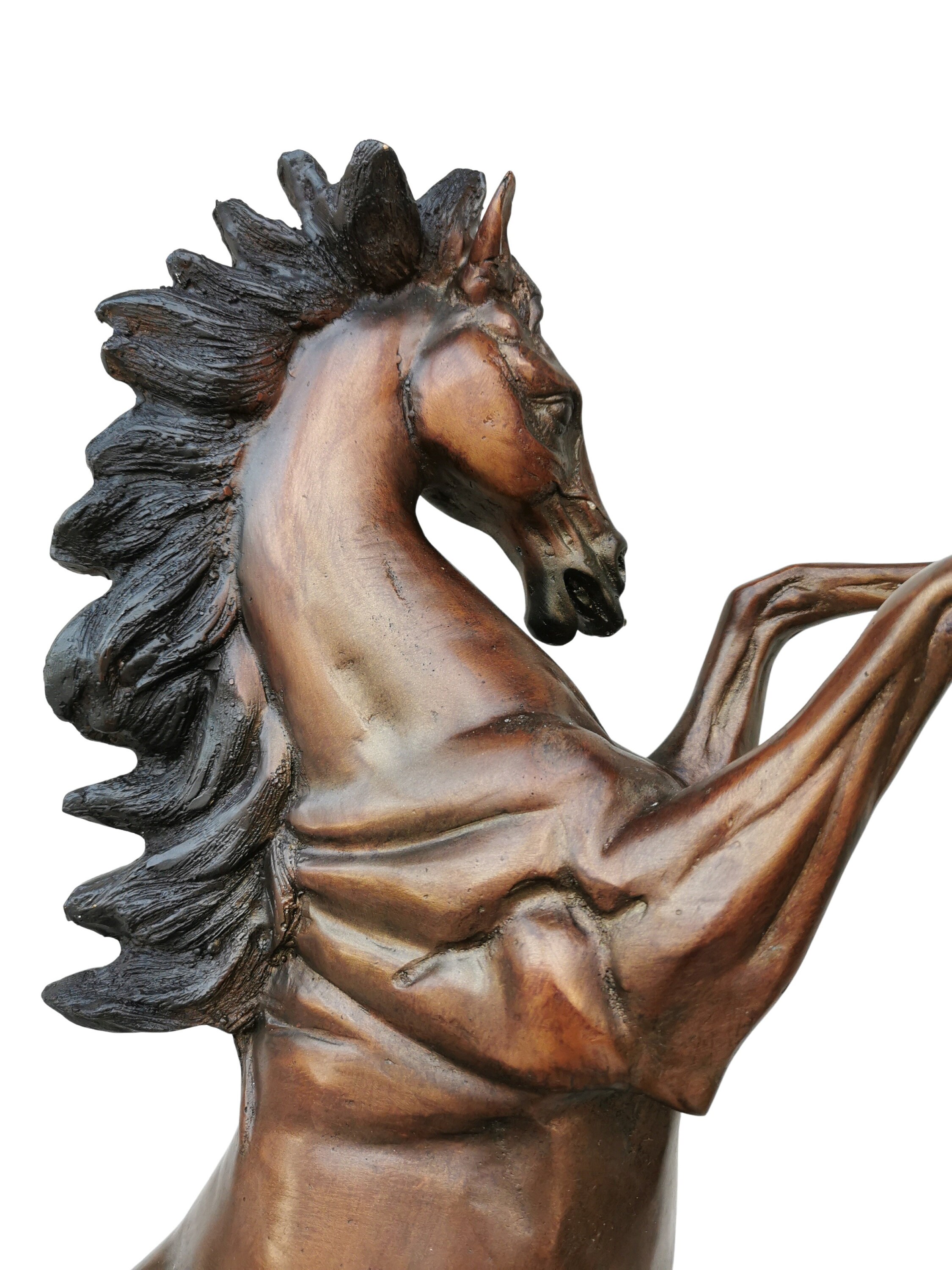 Large rearing horse Large bronze horse statue