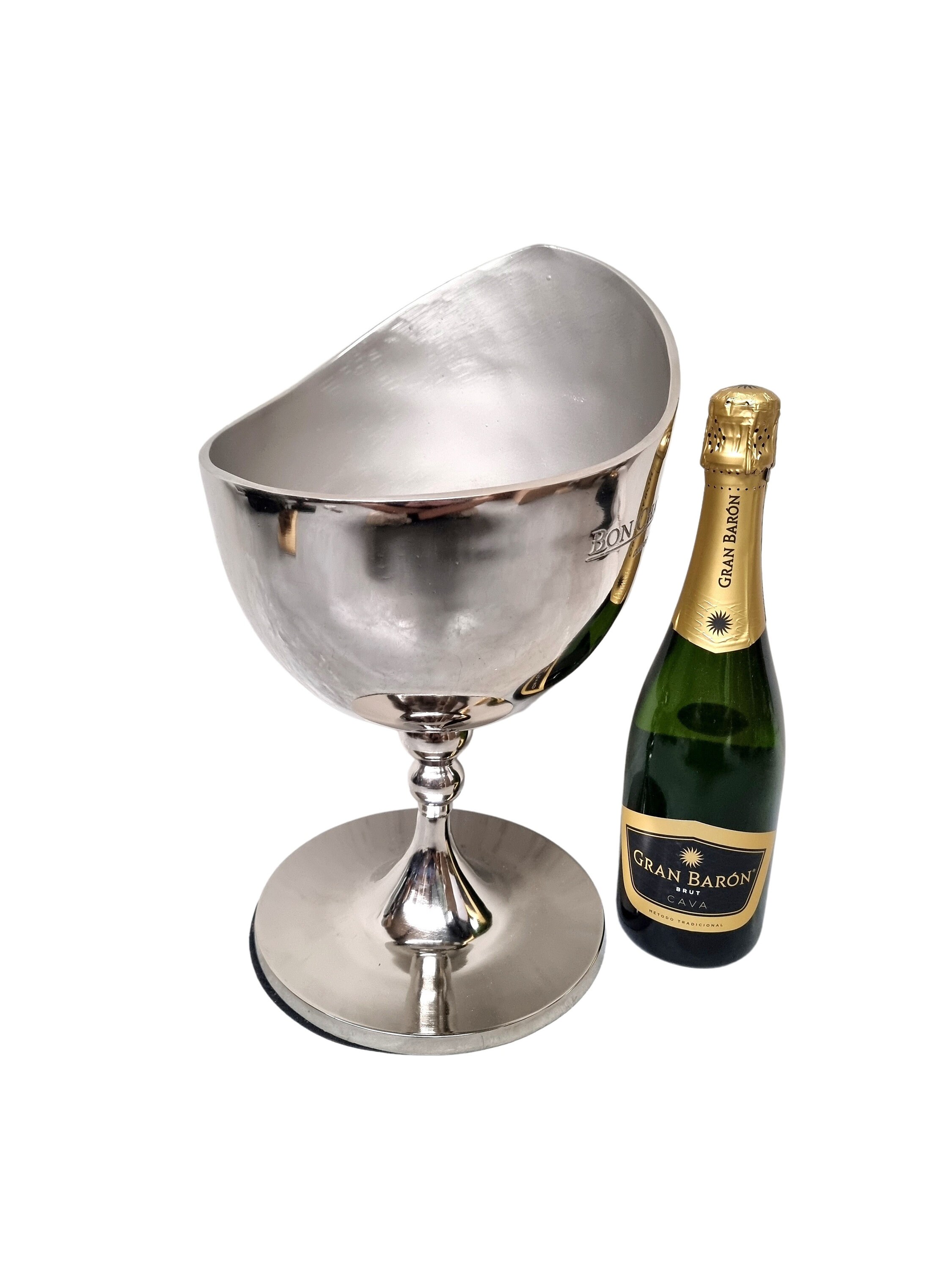 Nickelplated steel Champagne bucket Ice bucket Champagne and wine