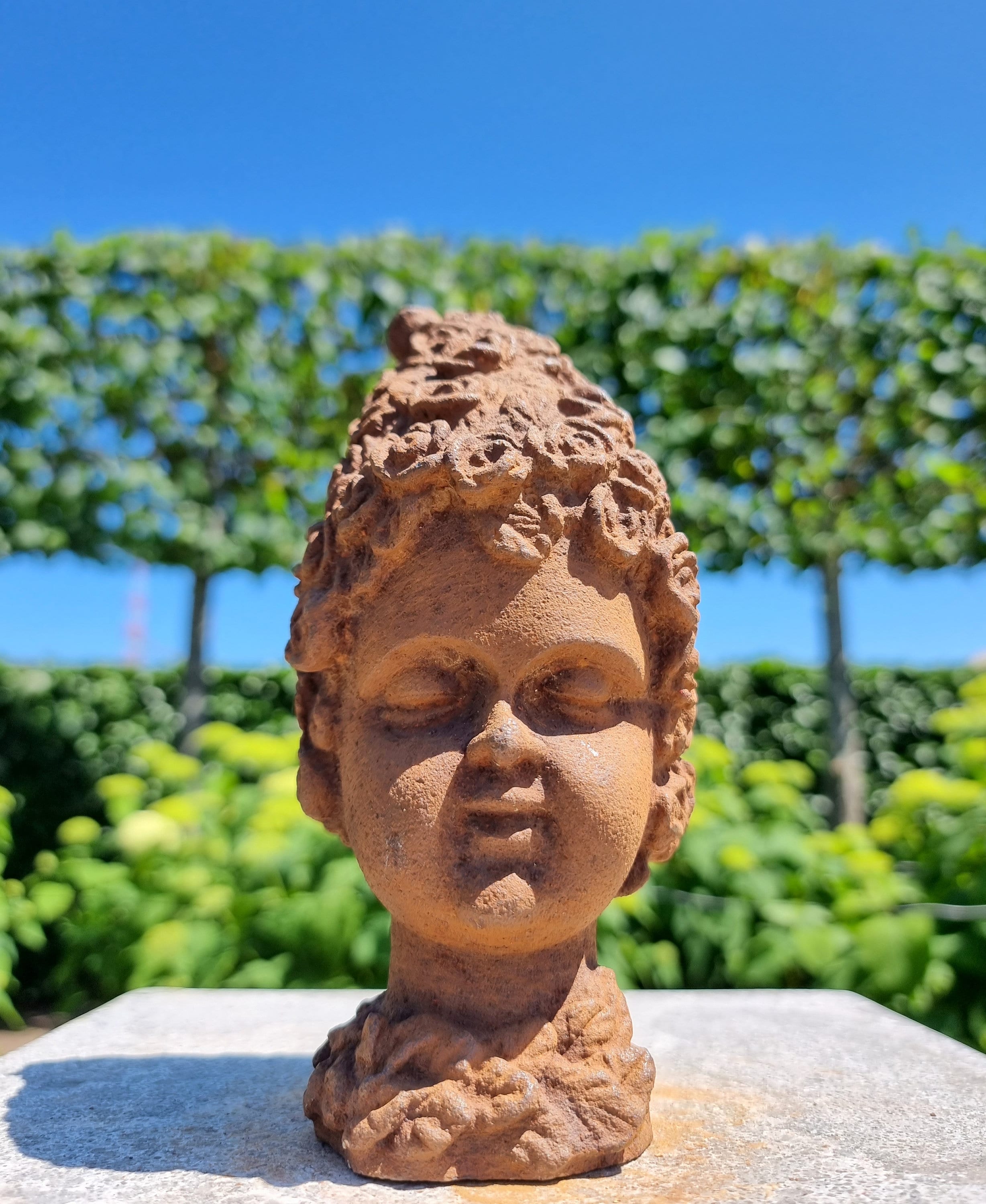 Cast Iron Garden Ornament Forest Elf Pixie of the Woods Child's