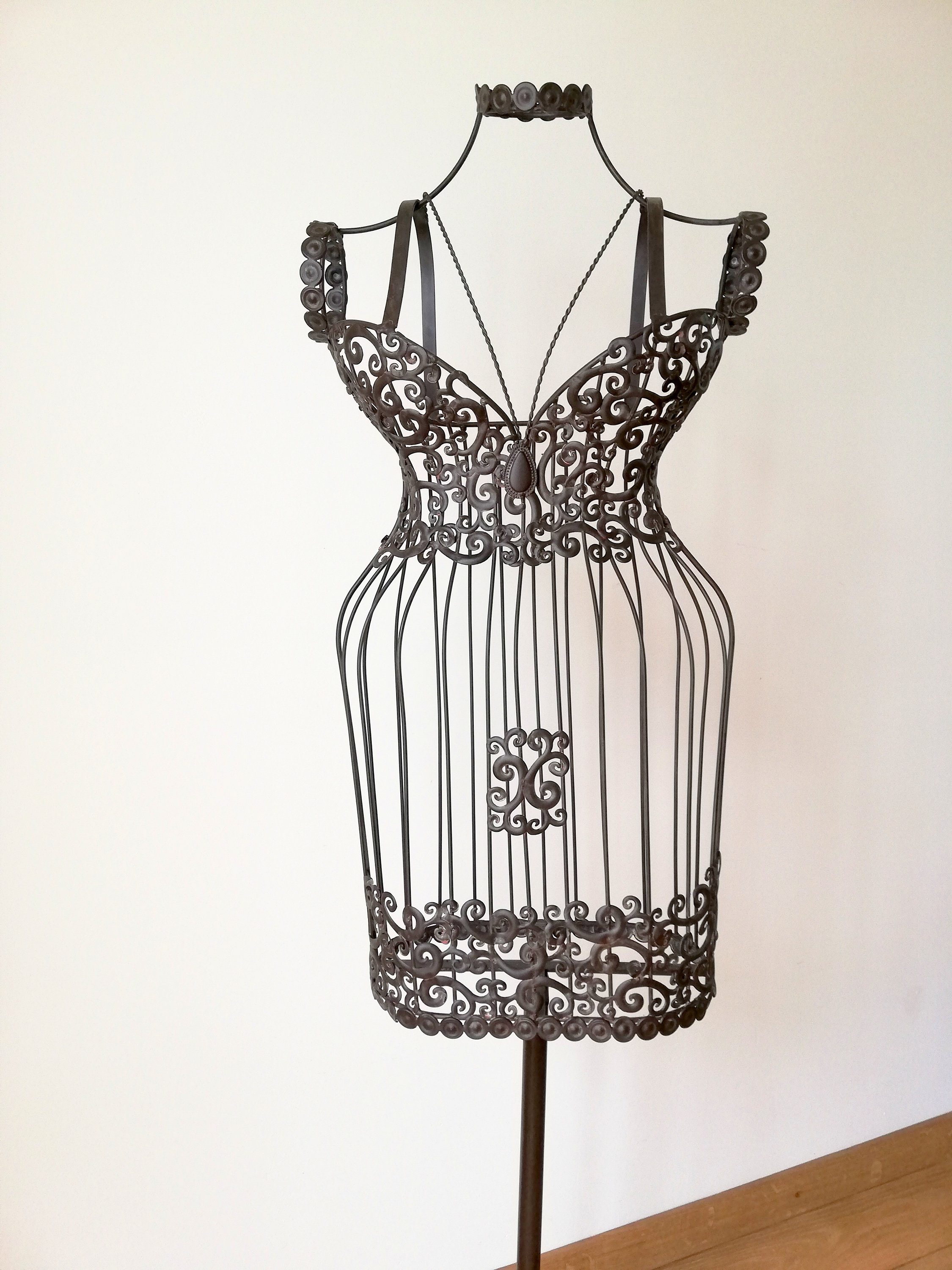iron dress holder Classical woman's bust Etsy
