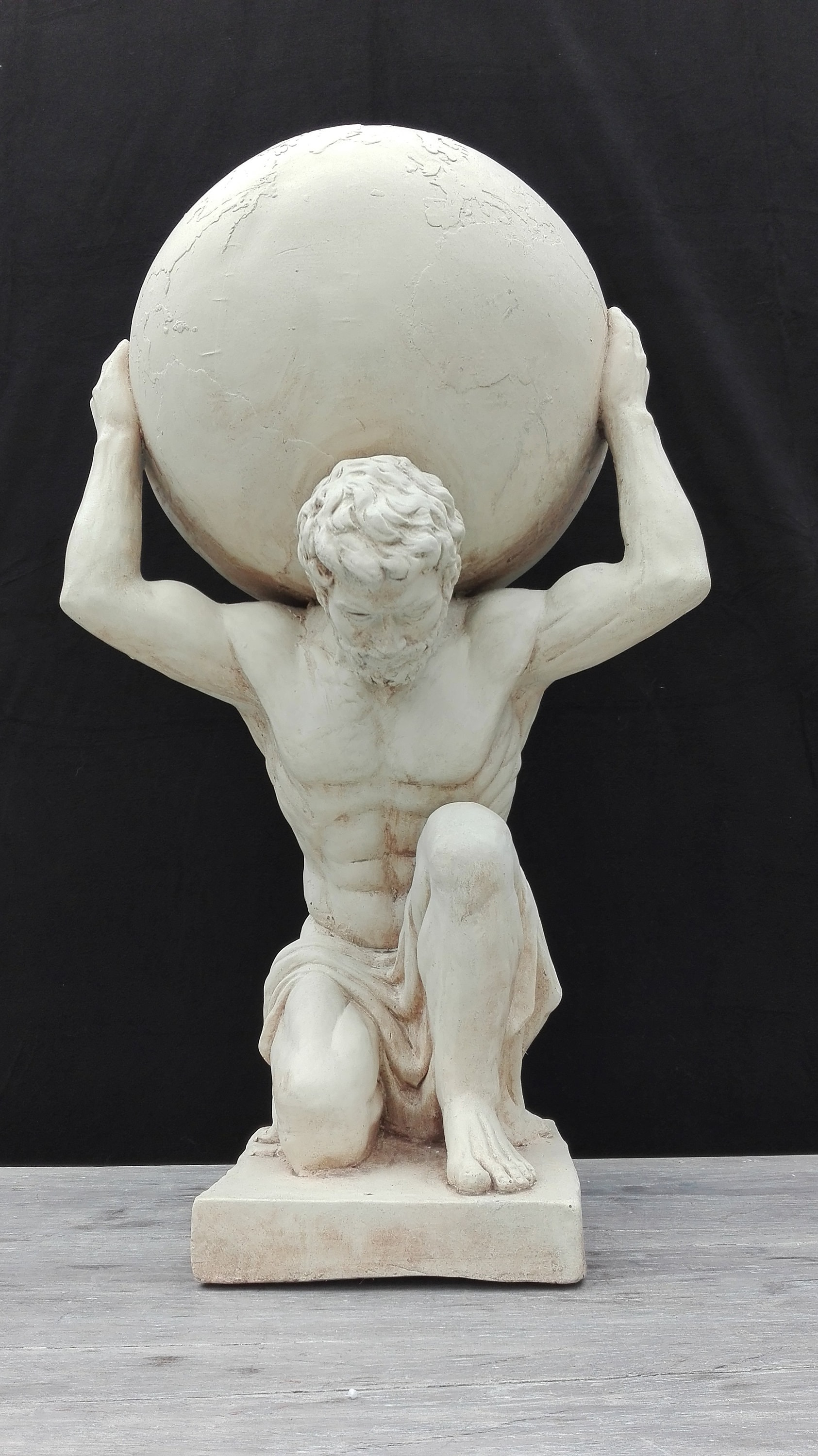 Phenomenal Big Statue of Atlas Etsy UK