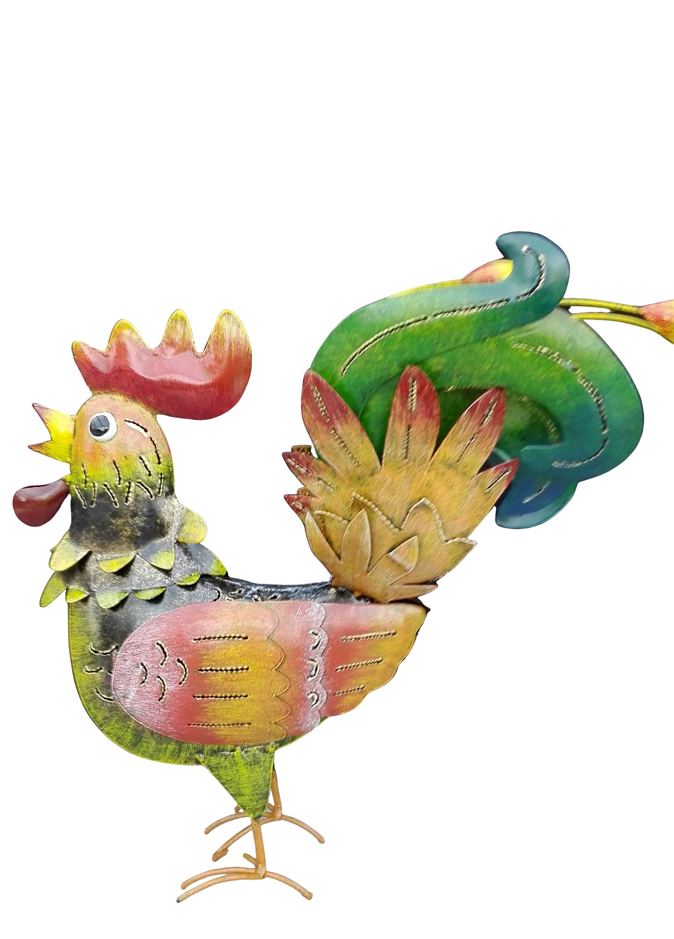 Metal Rooster candle holder Etsy