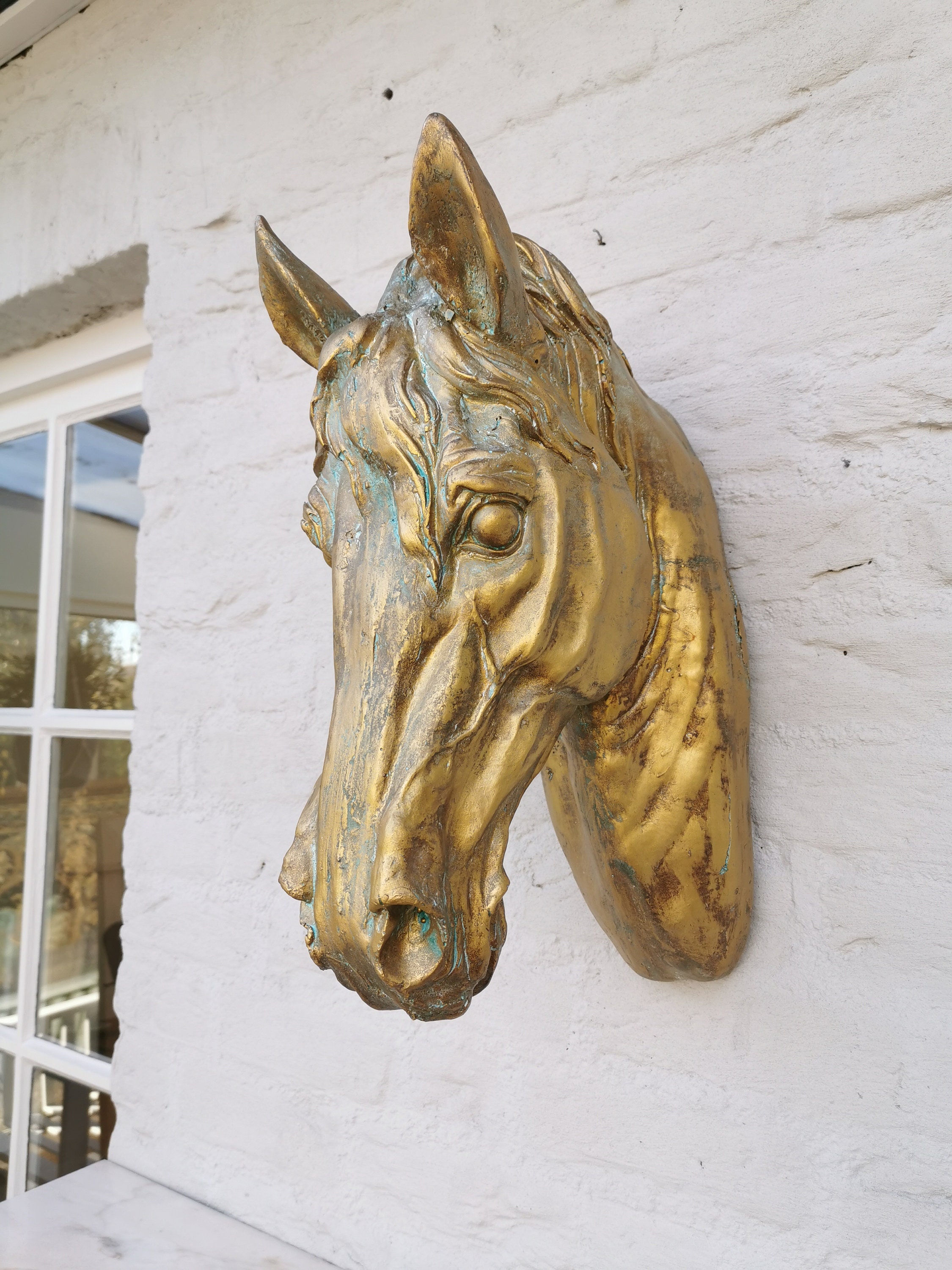Wall mounted Horse head Horse bust