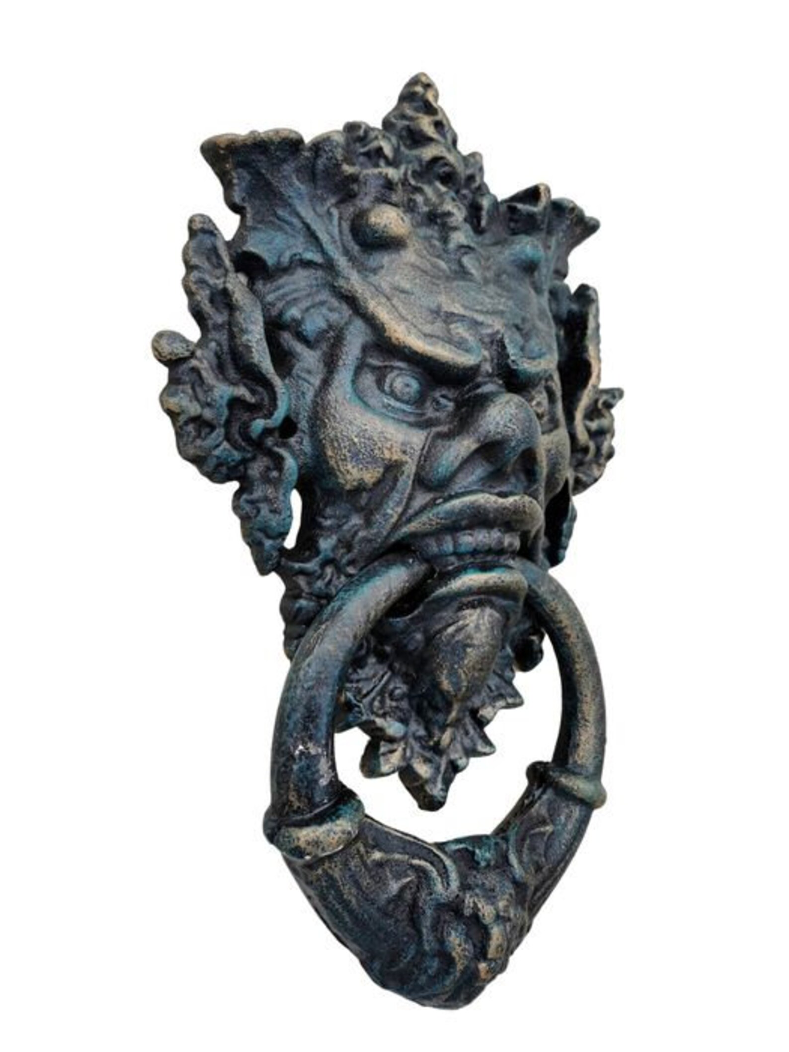 Cast Iron Devil Face Door Knocker Etsy