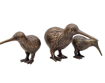 Bronze ornamente - Bronzevögel - Kiwivögel