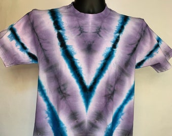 Medium Purple “V” Tie Dye T-Shirt