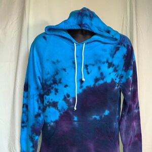 Blue Tie Dye Hoodie Unisex