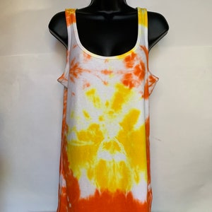 Ladies 2XL Faded Glory Tie Dye Tank Top