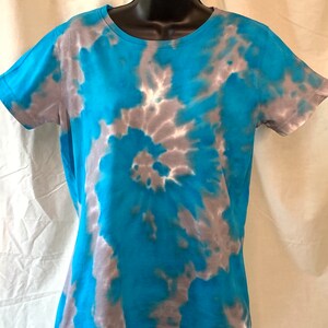 Ladies Medium Smoke Spiral Jersey Top