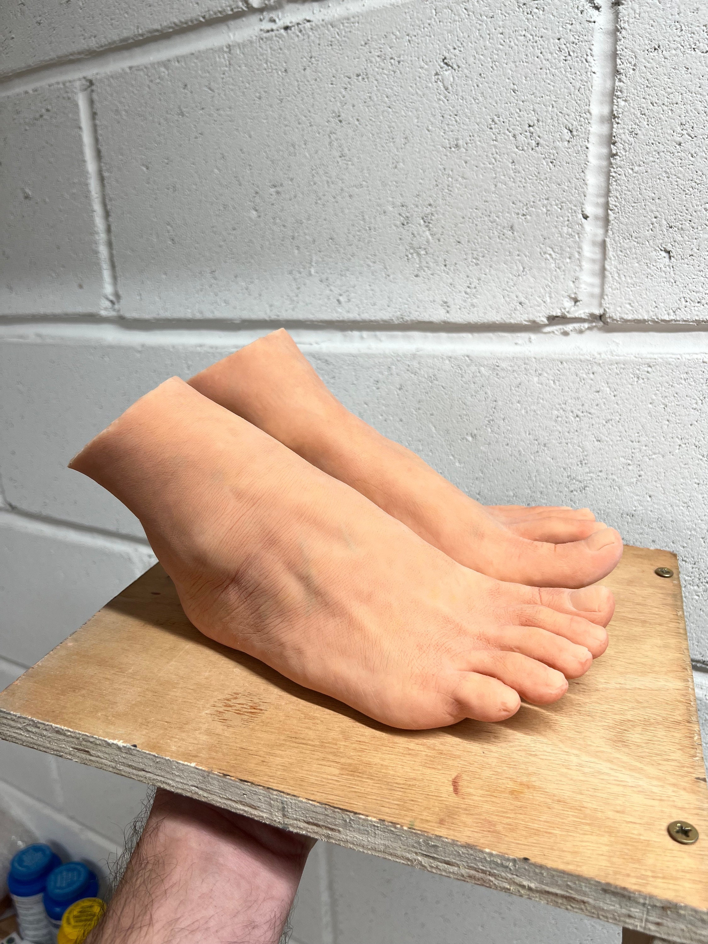 Realistic Silicone Pair of Female Feet 