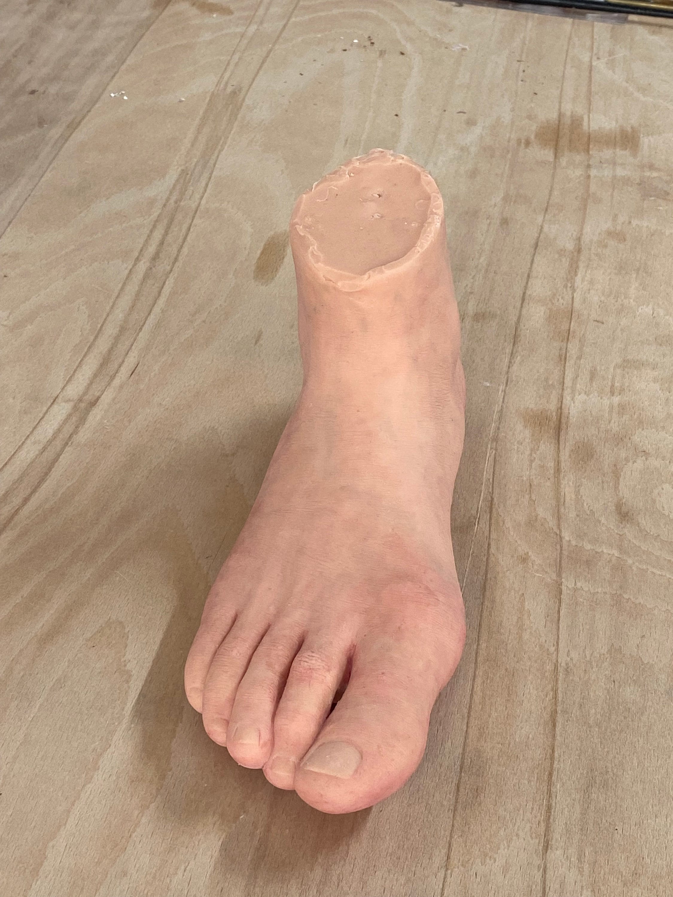 Just Sculpt Silicone Feet With Calf Bone Female Pair - The