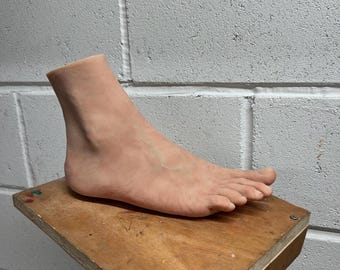 Realistic Silicone Male Right Foot