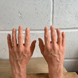 Realistic Silicone Pair Of Male Hand