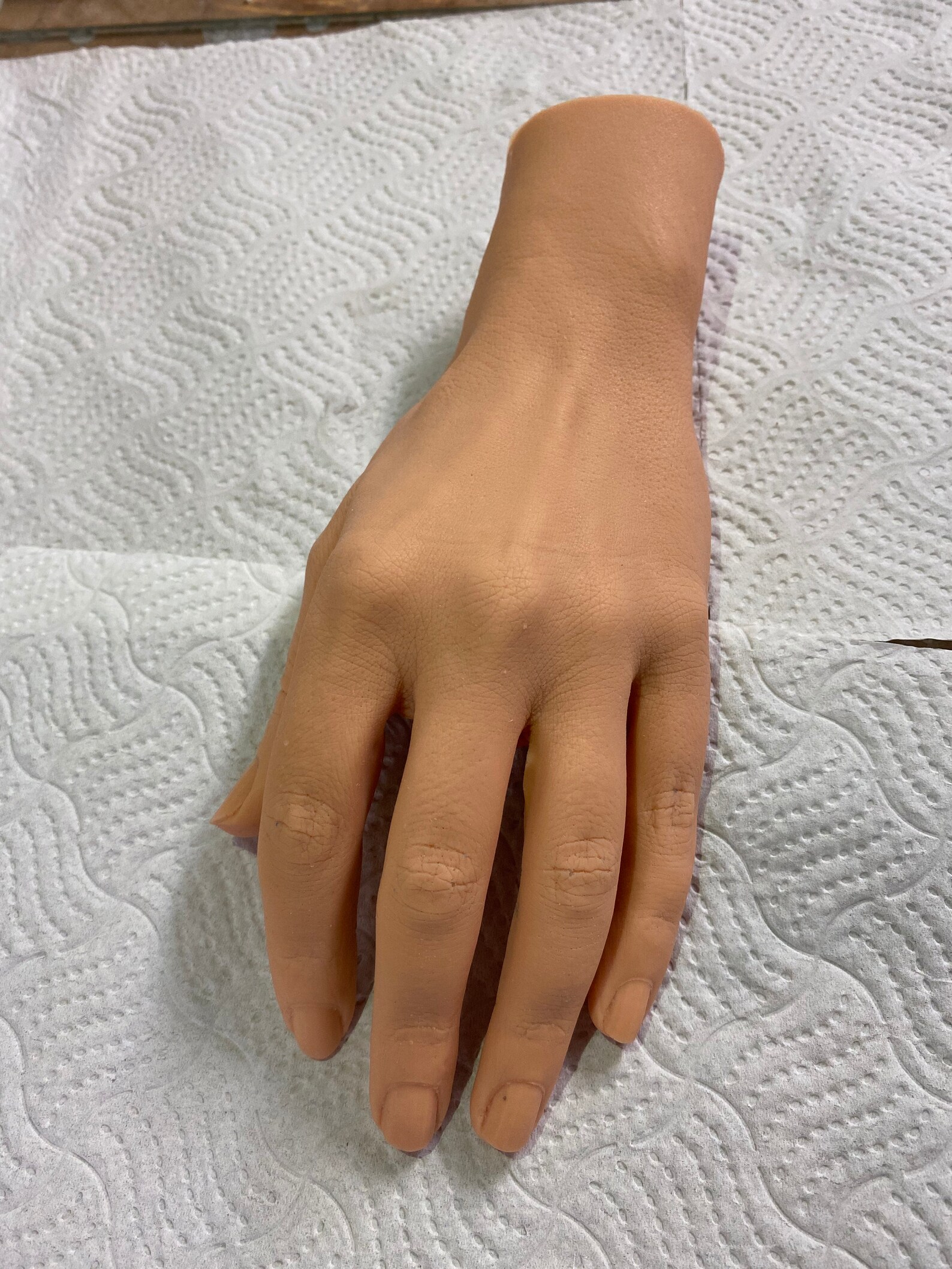 Realistic Unpainted Female Hand | Etsy