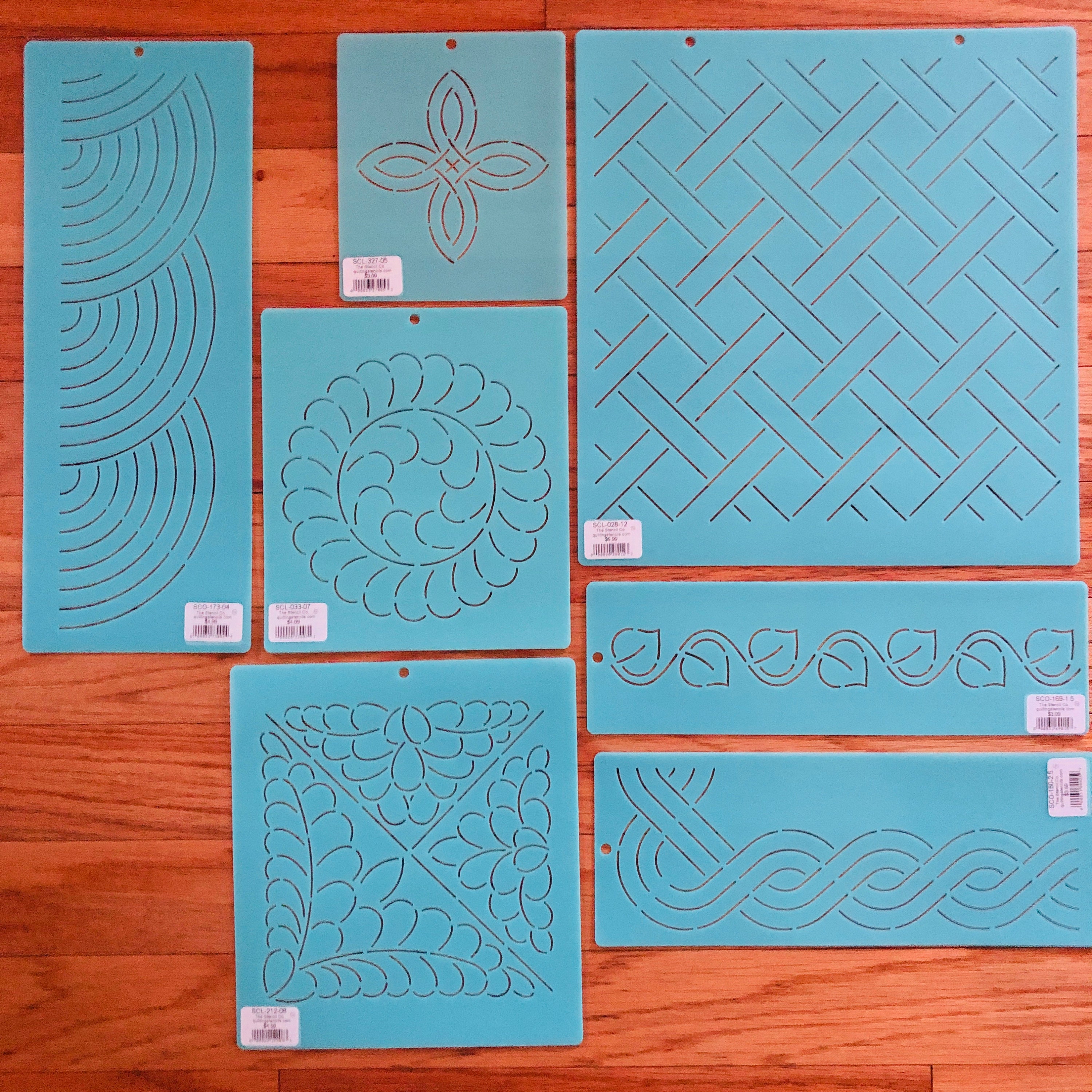 Hand Quilting Stencils Starter Set Etsy Canada Hand Quilting Stencils Starter Set Etsy Canada