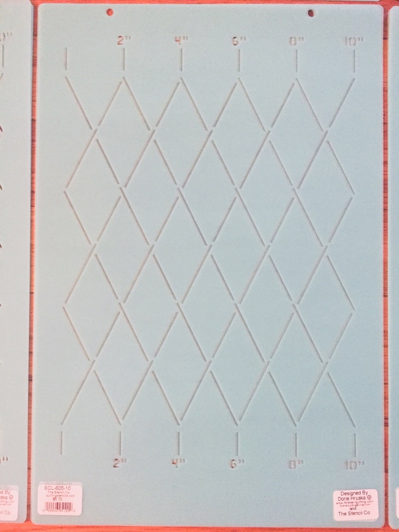 Plastic Quilting Stencils for Freemotion Grid Quilting Etsy Plastic Quilting Stencils for Freemotion Grid Quilting Etsy