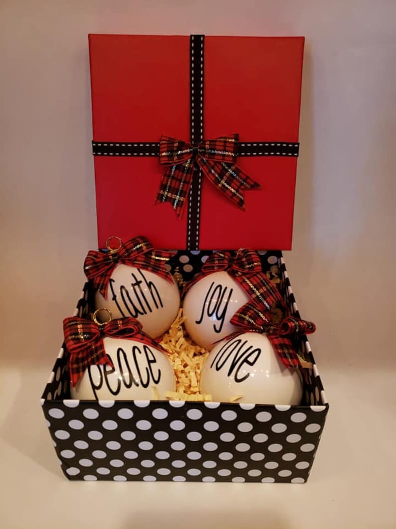 FREE SHIPPING Personalized Set of 4 Customizable Ceramic Etsy