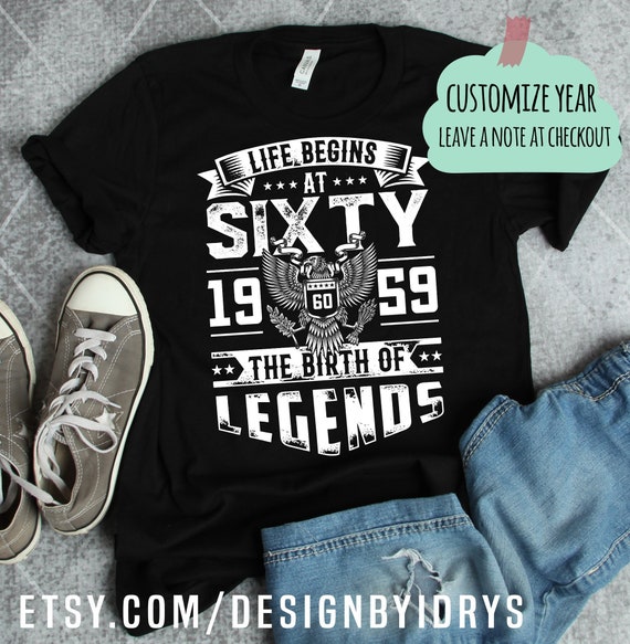 Made in 1959 Ladies 60th Birthday Present Age 60 Funny Gift Ladies T-Shirt