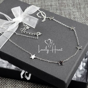 Mamma Mia Inspired 925 Sterling Silver Star Necklace by Lovely Heart