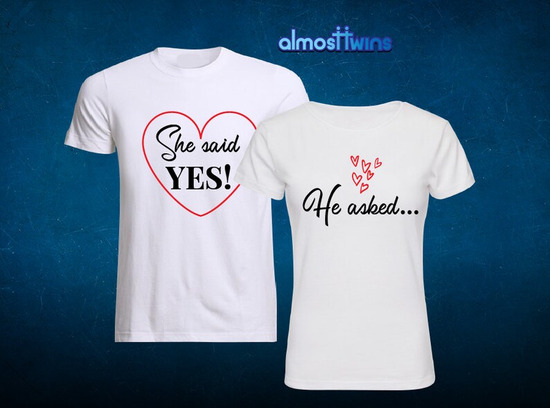 he and she t shirts