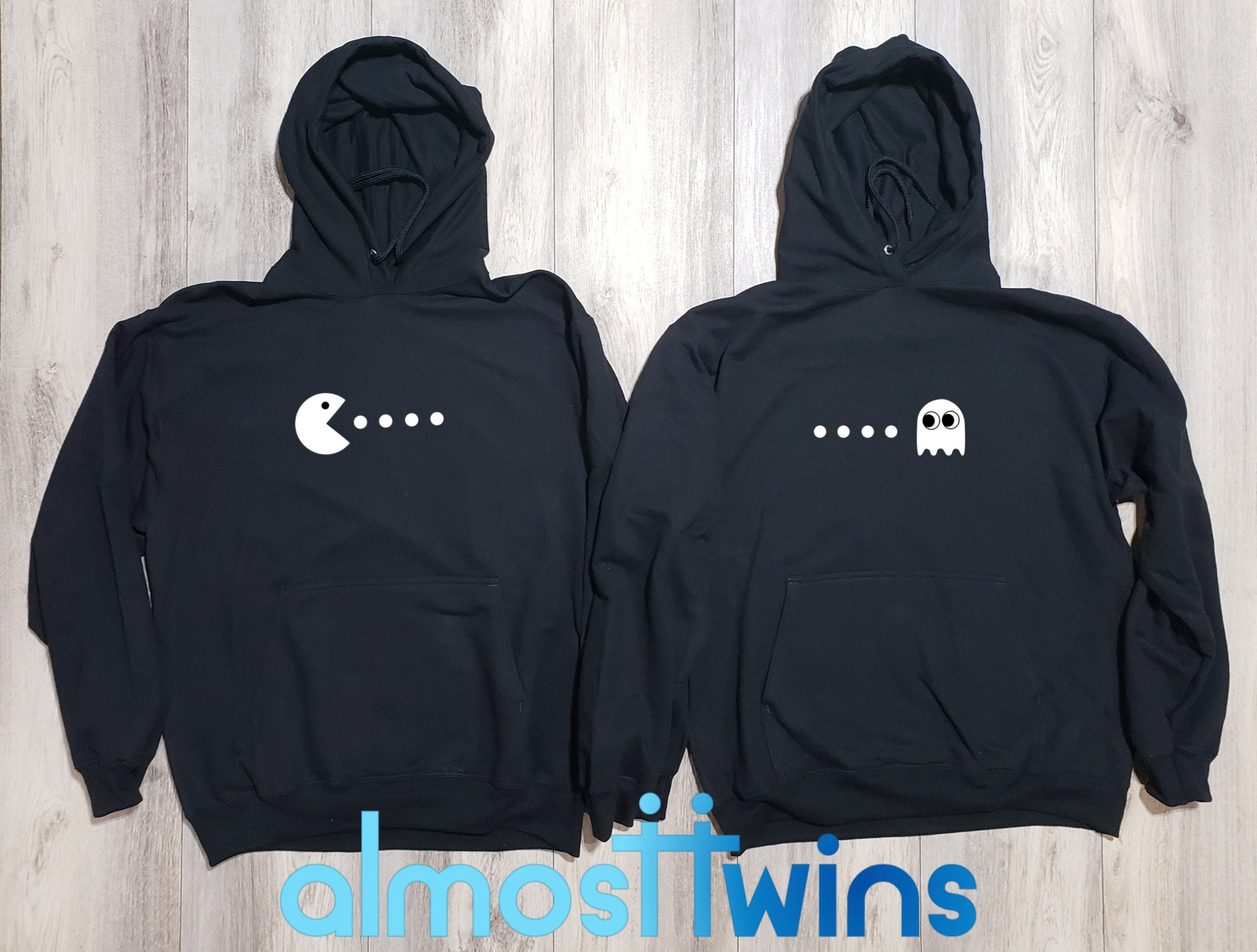 Pac man ghost hoodie Clearance