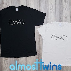 Couples Us Until Infinity matching Tshirt, Birthday gift for her and him, Valentines and Anniversary Gift for Her and Him, Christmas gift