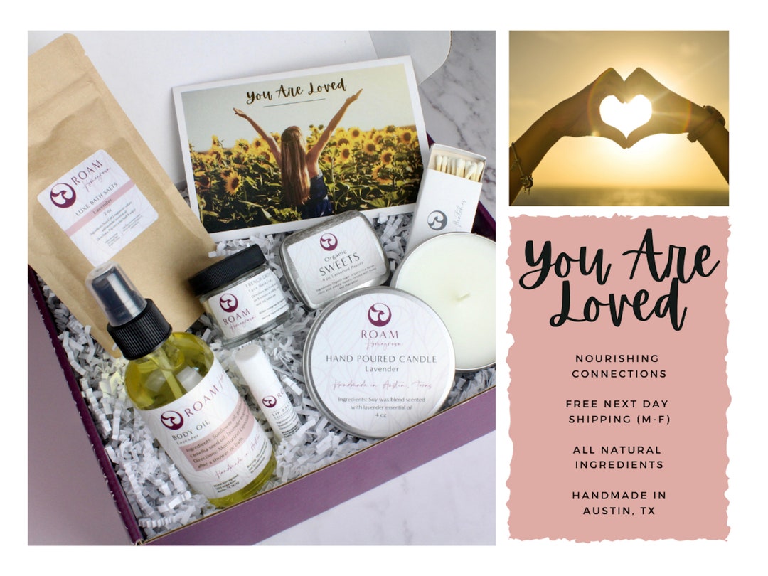 You Are Loved Gift Box Thinking of You Stress Relief Gift Etsy