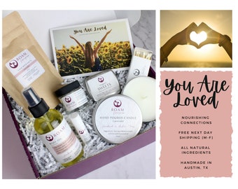 You are Loved Gift Box, Thinking of You, Stress Relief Gift, Relaxation Care Package (YL7BO)