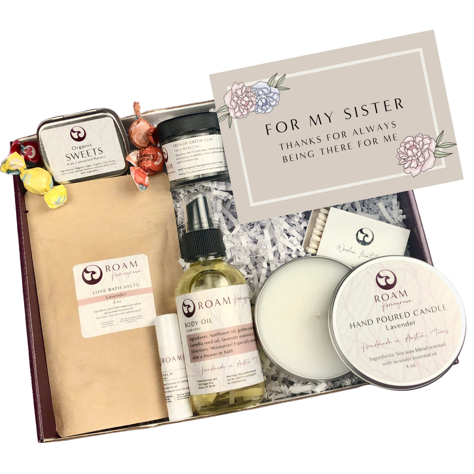 Sister Gift Box/sister Birthday Gift/sister Self Care Gift/ Best Friend Gift  Box / Friendship Gift/ Spa Gift Set. 