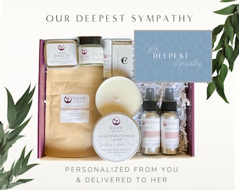 Our Deepest Sympathy Gift, Condolences Gift Box Care Package For Her Comfort During Loss