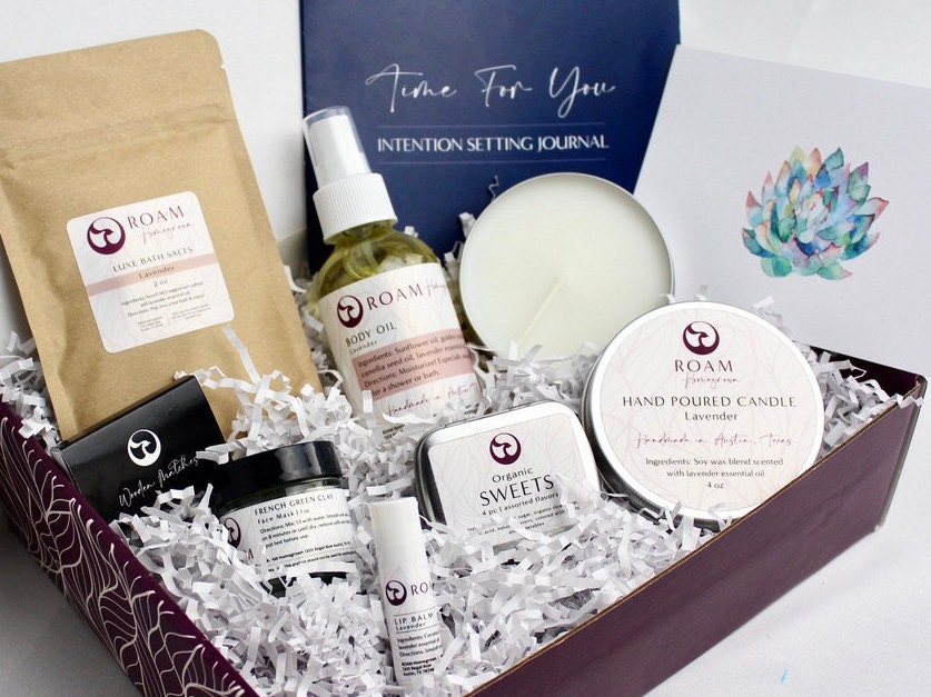 Natural Spa Box Self Care Kit Gift, ROAM Homegrown (BF7BO)