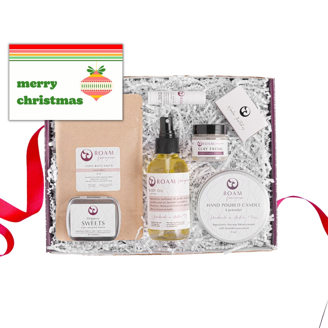 Merry Christmas Spa Gift Baskets for Women, Best Christmas Gift Sets