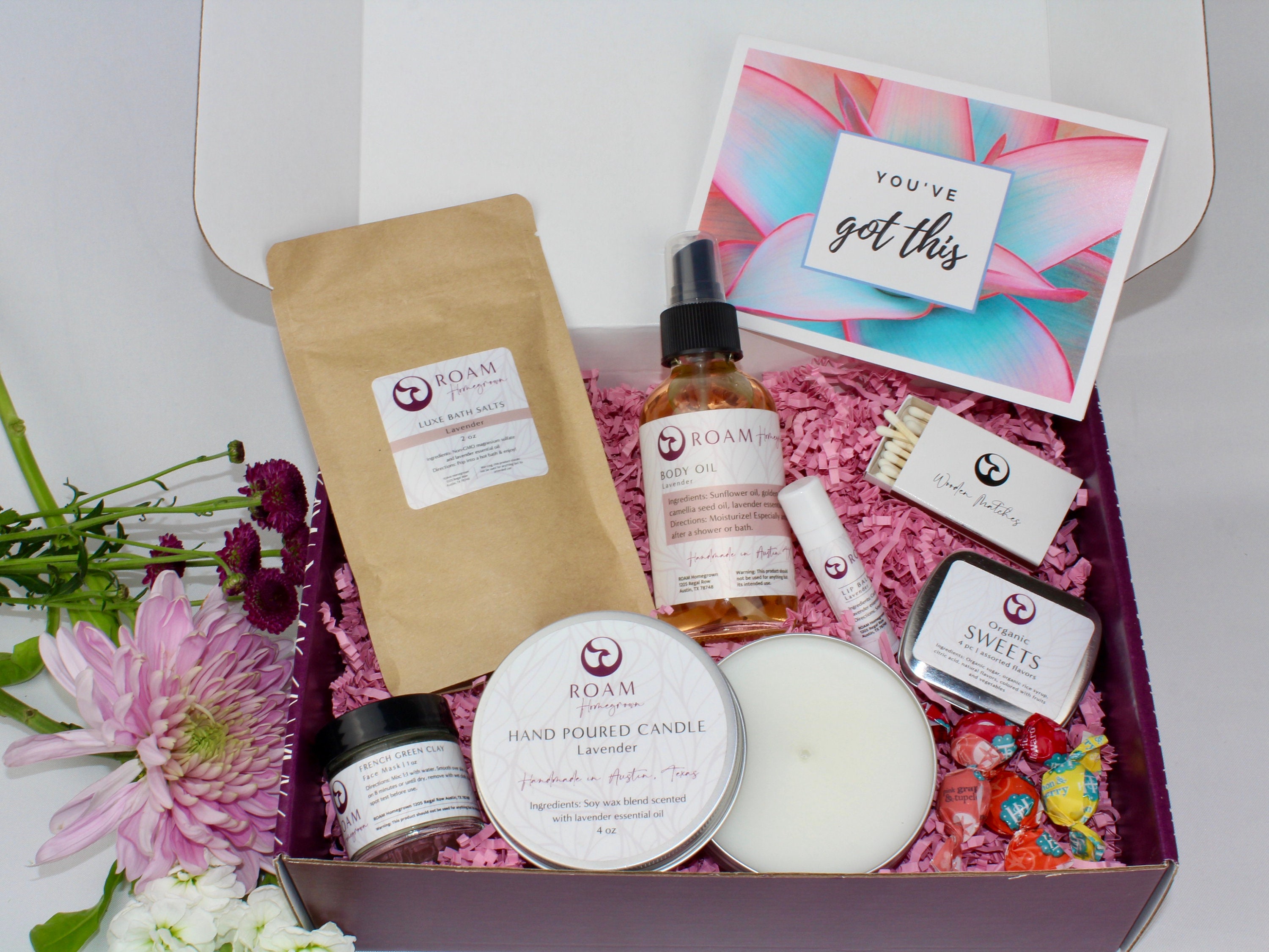 Mental Health Self Care Package for Her Natural Gift Box for Etsy