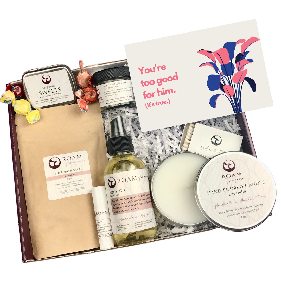 Breakup Gift Self Care Gift Box Best Friend Gift Mental Etsy