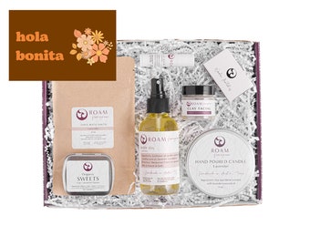 Self-Care Spa Gift Set for Mom, Sister, BFF, Hello Beautiful, All-Natural Artisan Products, Fast Shipping (BOTP)