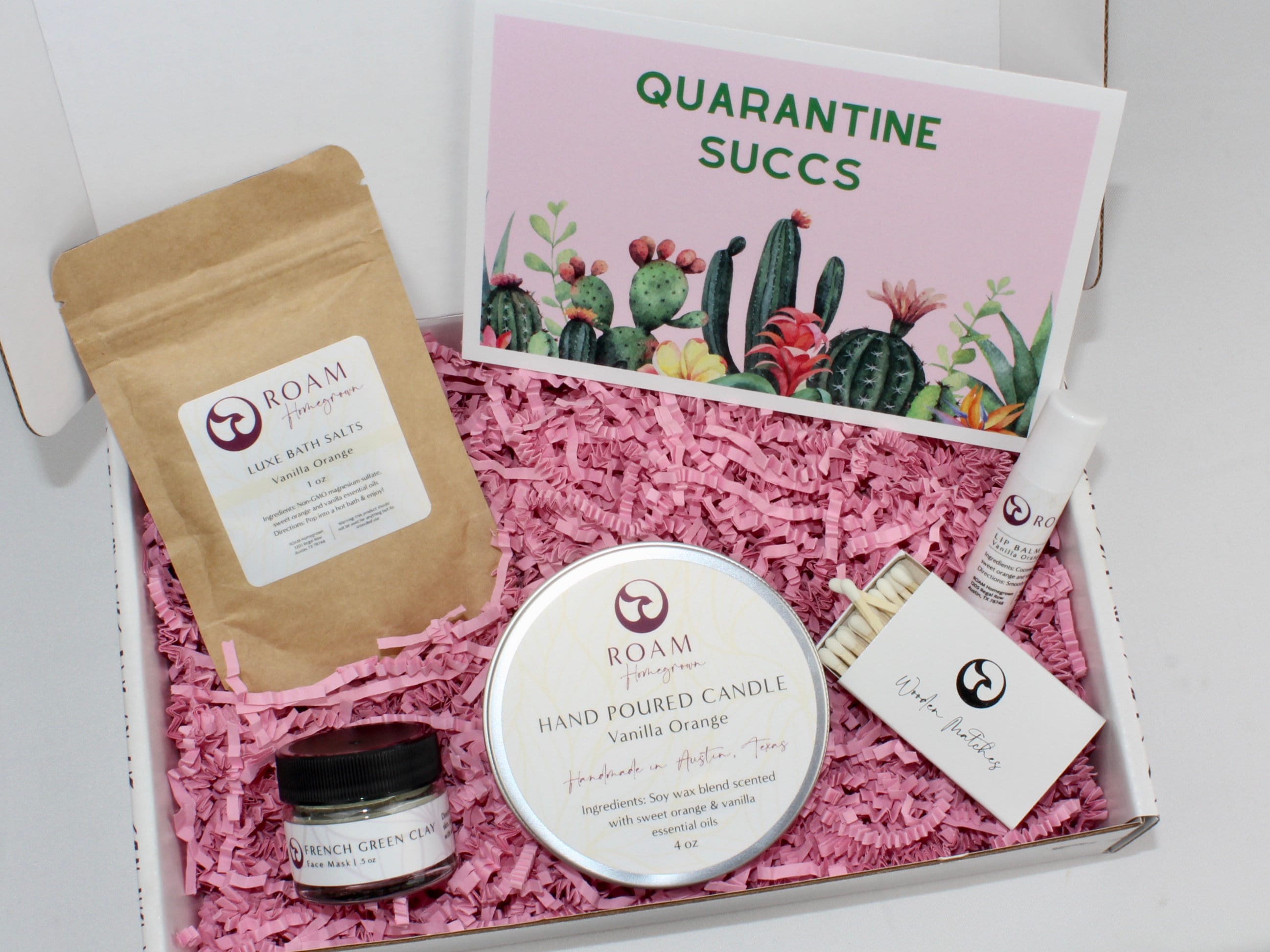 Quarantine Gift Basket for Women Thinking of You Care Package Etsy