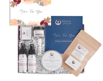 Self Care Box For Women, Organic Spa Gift Set, Friendship Gift, Thinking of You Gift, Send a Gift Spa Set (T48SB)