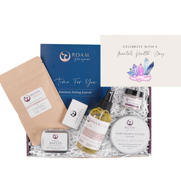 Mental Health Gift Box, Celebrate Congratulations Self Care Gift Box, Gift For Her