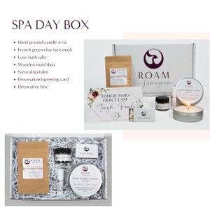 Coffret cadeau spa les temps difficiles ne durent pas, cadeau dami, cadeau pensant à vous, pensant à vous, boîte spa, cadeau spa TTTP Spa Day Gift Box