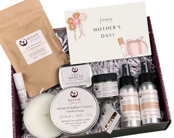 Mother's Day Gift Set, Natural Spa Gift Set, Spa Kit For Women, Mom Gift (TPMD)