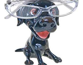 Zwarte labrador retriever-hond OptiPet-brilhouder