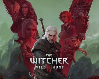 Witcher Art Etsy