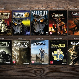 Fallout Series Box Art Prints A4 210x297mm image 1